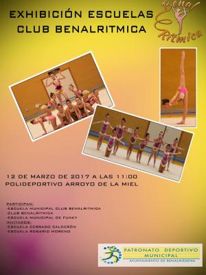 EXHIBICIN DE GIMNASIA RTMICA DE ESCUELAS MUNICIPALES