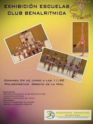 EXHIBICIN DE GIMNASIA RTMICA DE ESCUELAS MUNICIPALES