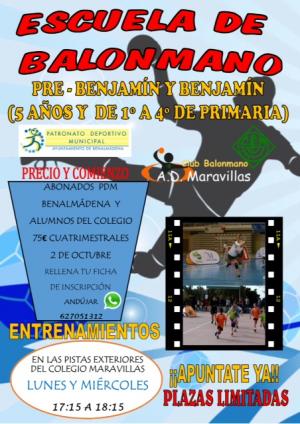 NUEVA ESCUELA MUNICIPAL DE BALONMANO