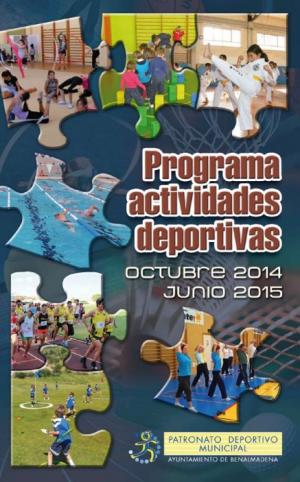 Programa de actividades 2014-2015