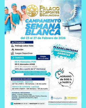CAMPAMENTO SEMANA SANTA PALACIO DEPORTES BENALMADENA 2026
