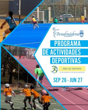 PROGRAMA DE ACTIVIDADES DEPORTIVAS SEPTIEMBRE 2026 - JUNIO 2027
