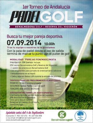 1er TORNEO DE ANDALUCA DE PADELGOLF