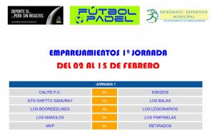 COMIENZA LA 1 LIGA LOCAL DE FTBOL PADEL