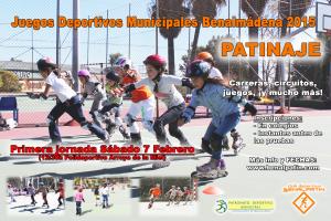 1 JORNADA DE PATINAJE DEL PROGRAMA DE JUEGOS DEPORTIVOS