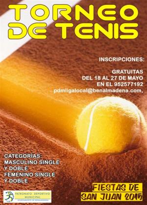 TORNEO DE TENIS FIESTAS DE SAN JUAN 2015