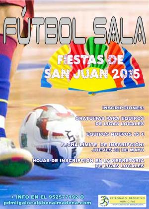 TORNEO DE FTBOL SALA FIESTAS DE SAN JUAN