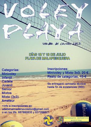 TORNEO DE VOLEY PLAYA DE LA VELADILLA DEL CARMEN