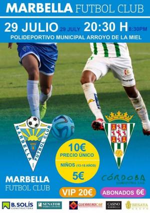 ENCUENTRO DE FTBOL ENTRE MARBELLA F.C. Y CORDOBA C.F. S.A.D. 