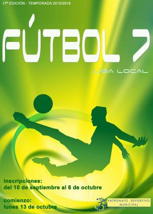 PLAZO DE INSCRIPCIN DE LA 17 LIGA LOCAL DE FTBOL 7