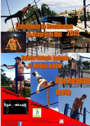 PRIMER CAMPEONATO STREETWORKOUT DE ARROYO DE LA MIEL