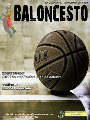 ABIERTO EL PLAZO DE INSCRIPCIN PARA LA 32 LIGA LOCAL DE BALONCESTO