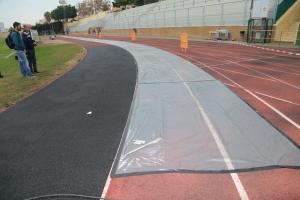 TRABAJOS DE REFORMA DE LA PISTA DE ATLETISMO