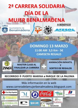 2 CARRERA SOLIDARIA DIA DE LA MUJER BENALMDENA