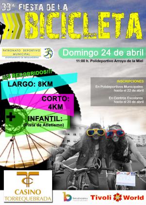 ABIERTAS LAS INSCRIPCIONES PARA LA 33 FIESTA DE LA BICICLETA