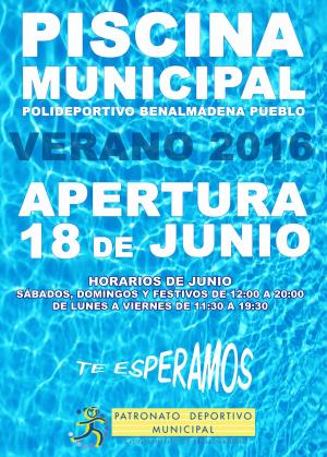 PRXIMA APERTURA DE LA PISCINA MUNICIPAL DE BENALMDENA PUEBLO