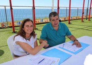 FIRMA DE CONVENIO DE COLABORACIN ENTRE EL PDM Y EL COMPLEJO TURSTICO HOLIDAY WORLD